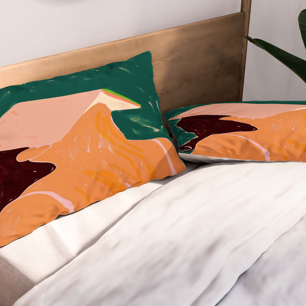 83 Oranges Reading Between The Lines Pillow Shams