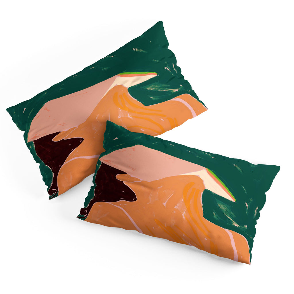 83 Oranges Reading Between The Lines Pillow Shams