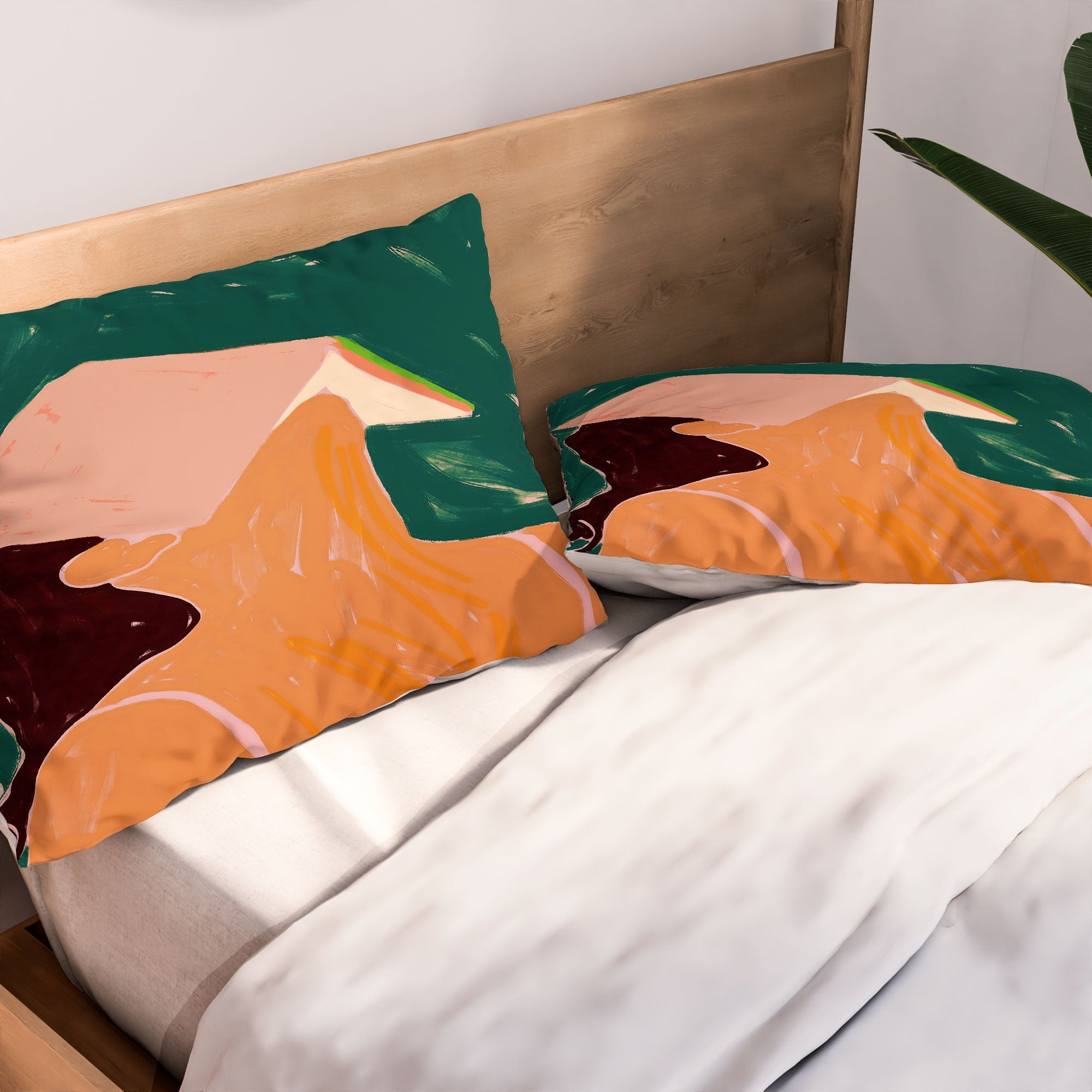 83 Oranges Reading Between The Lines Pillow Shams
