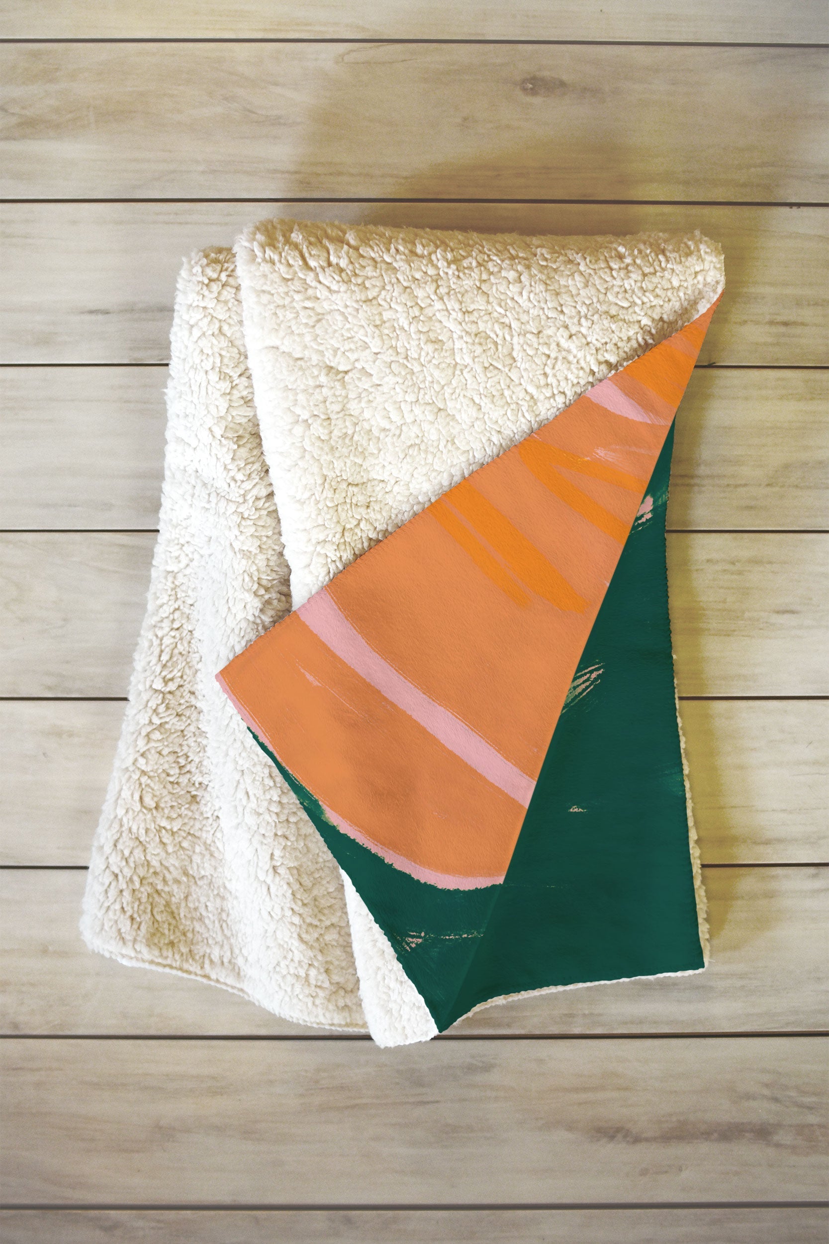 83 Oranges Reading Between The Lines Fleece Throw Blanket