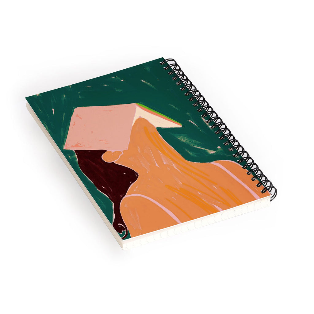 83 Oranges Reading Between The Lines Spiral Notebook