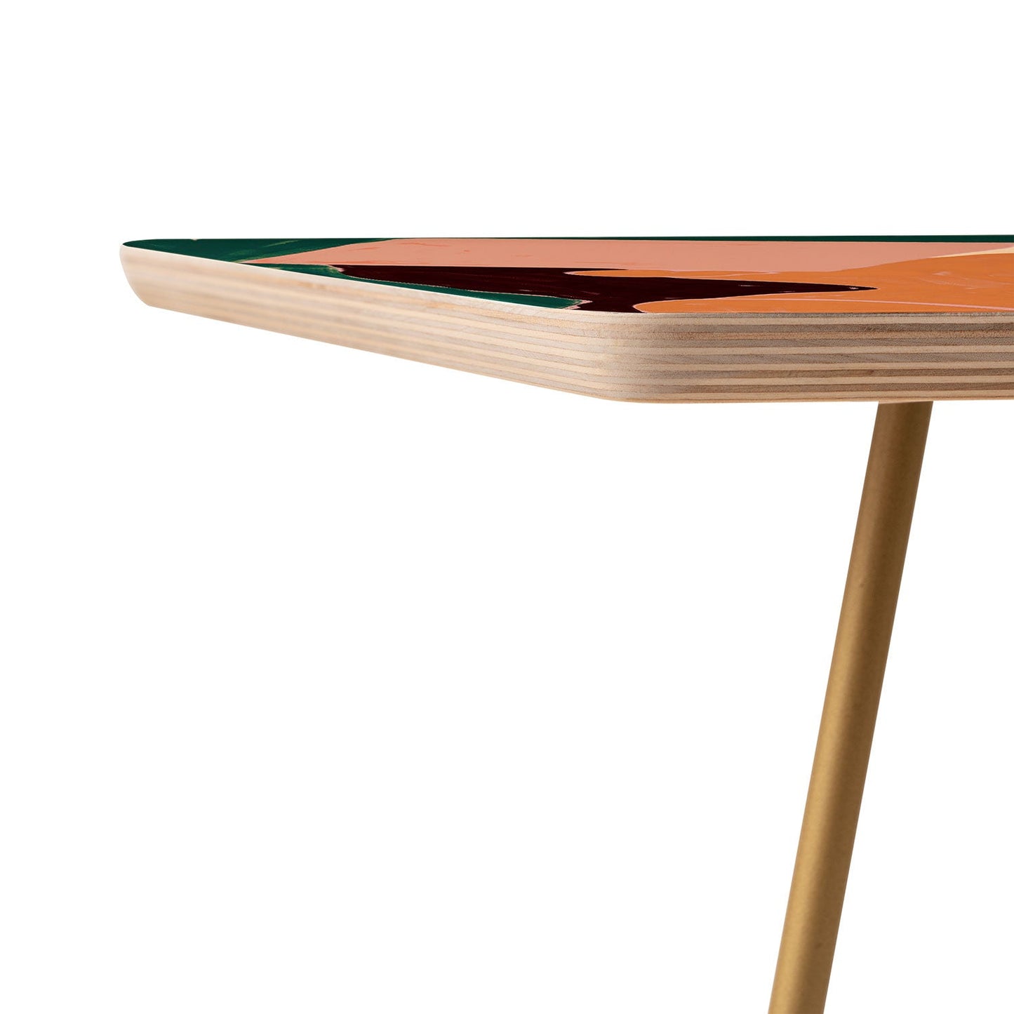 83 Oranges Reading Between The Lines Side Table