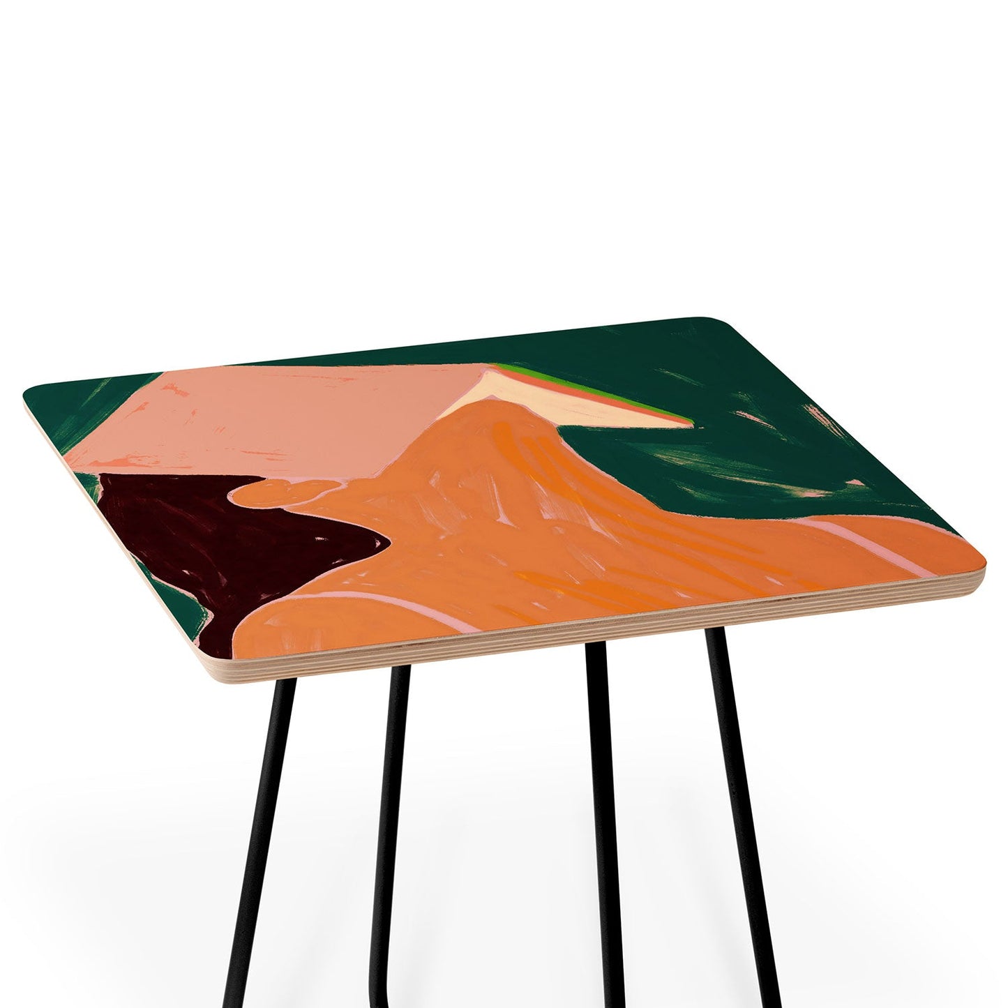83 Oranges Reading Between The Lines Side Table