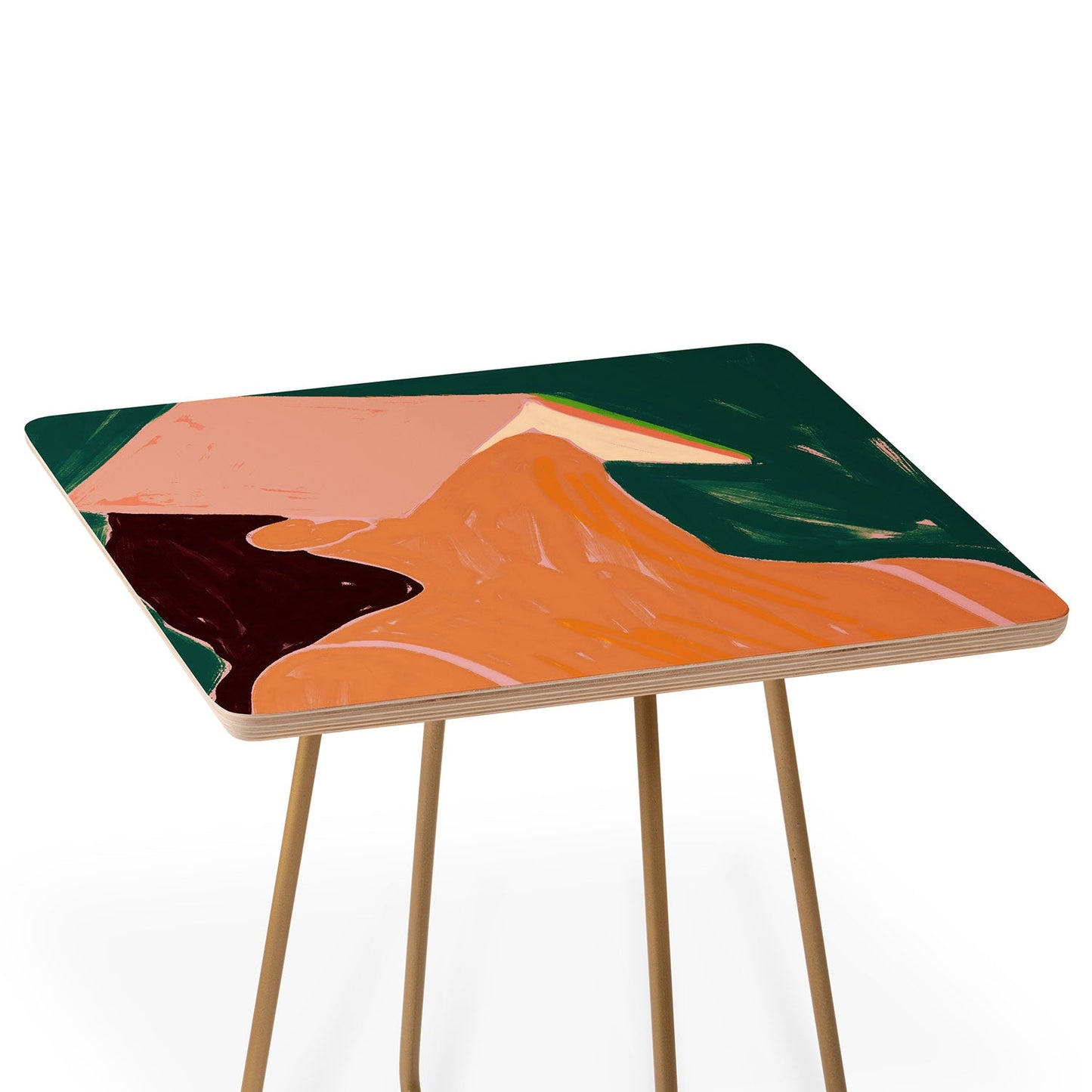 83 Oranges Reading Between The Lines Side Table