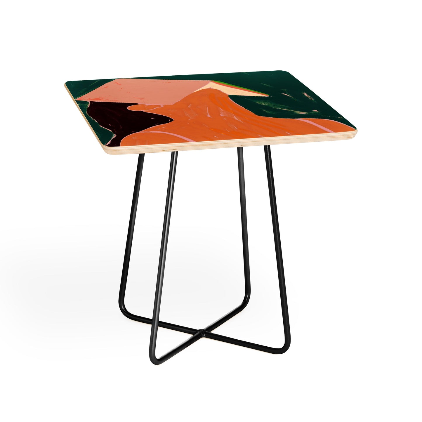 83 Oranges Reading Between The Lines Side Table