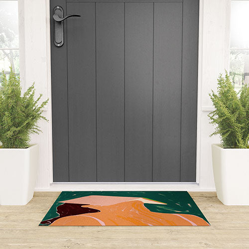 83 Oranges Reading Between The Lines Welcome Mat