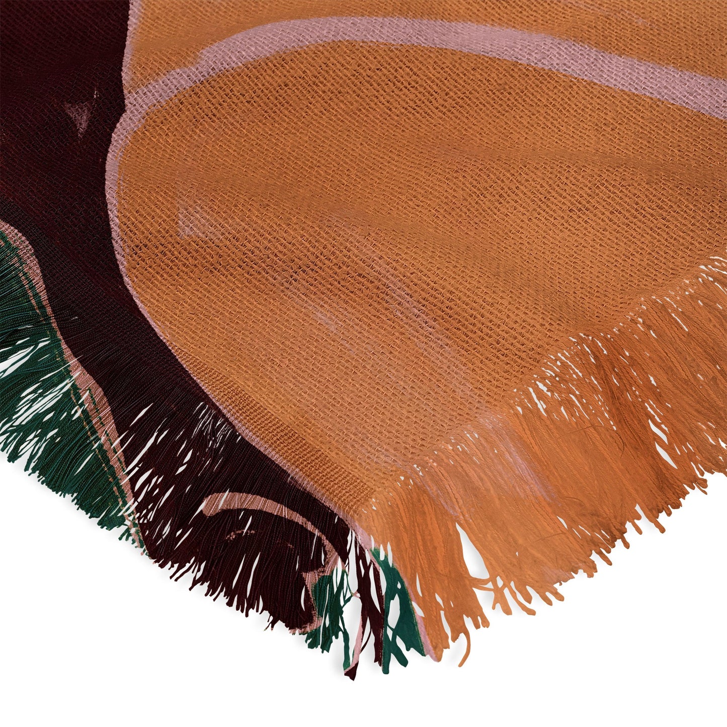 83 Oranges Reading Between The Lines Throw Blanket