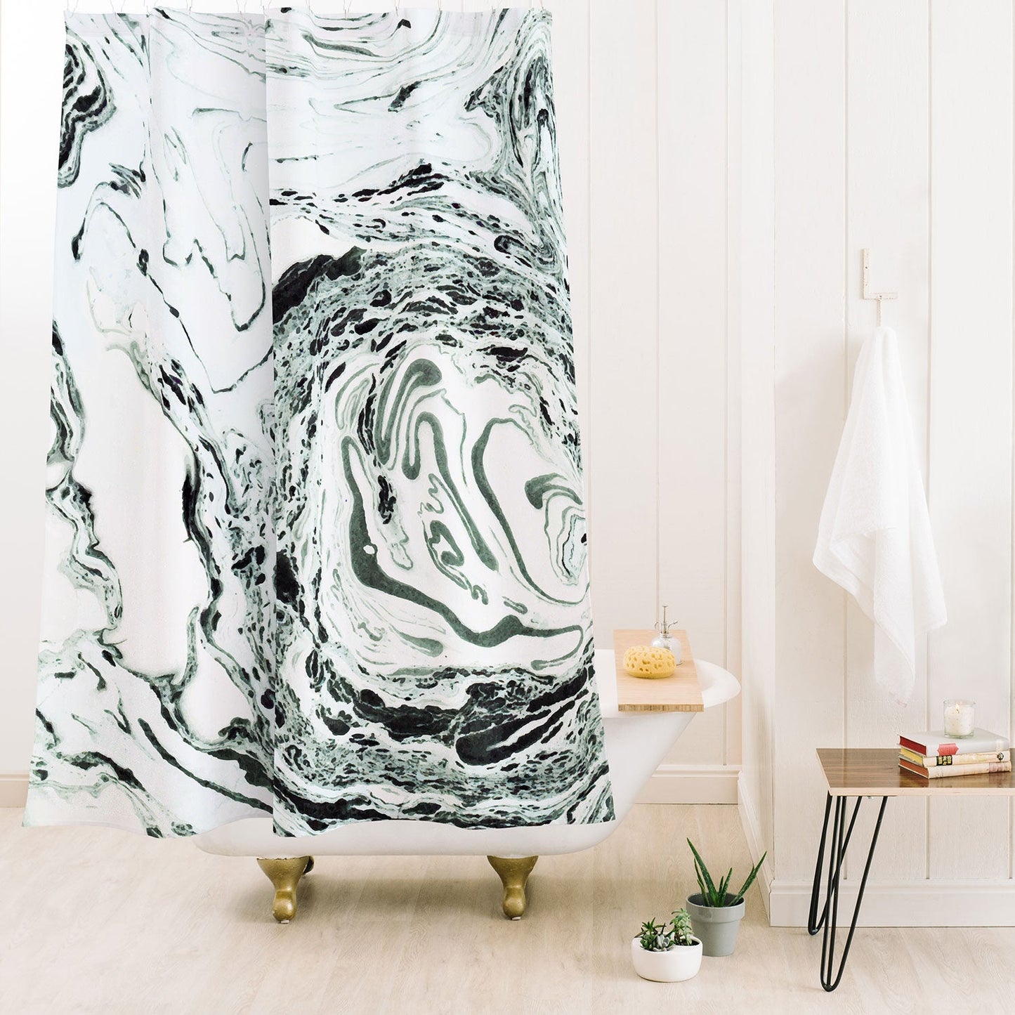 83 Oranges Salt Shower Curtain
