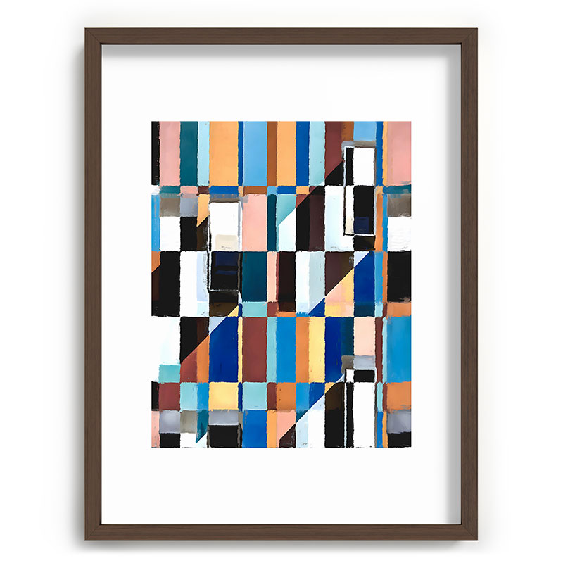 83 Oranges Scandinavian Earth Recessed Framing Rectangle