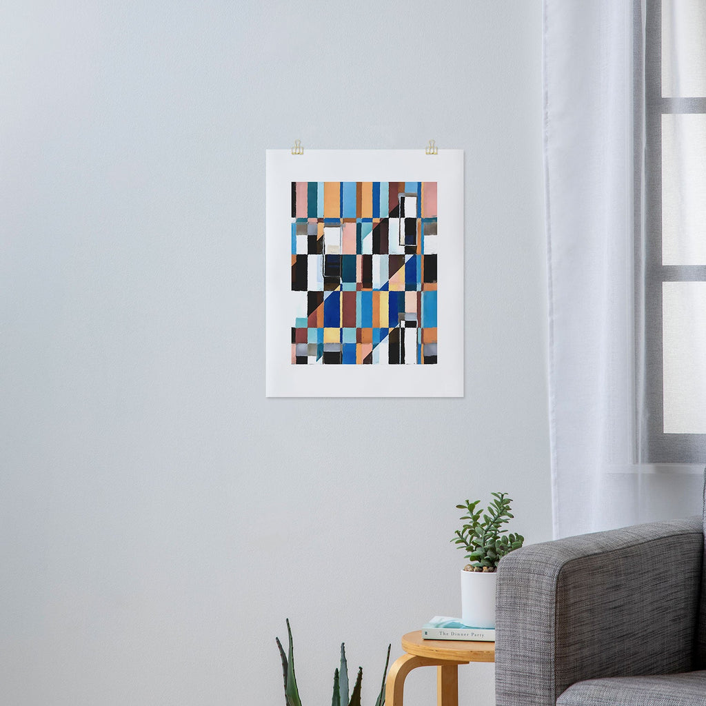 83 Oranges Scandinavian Earth Art Print