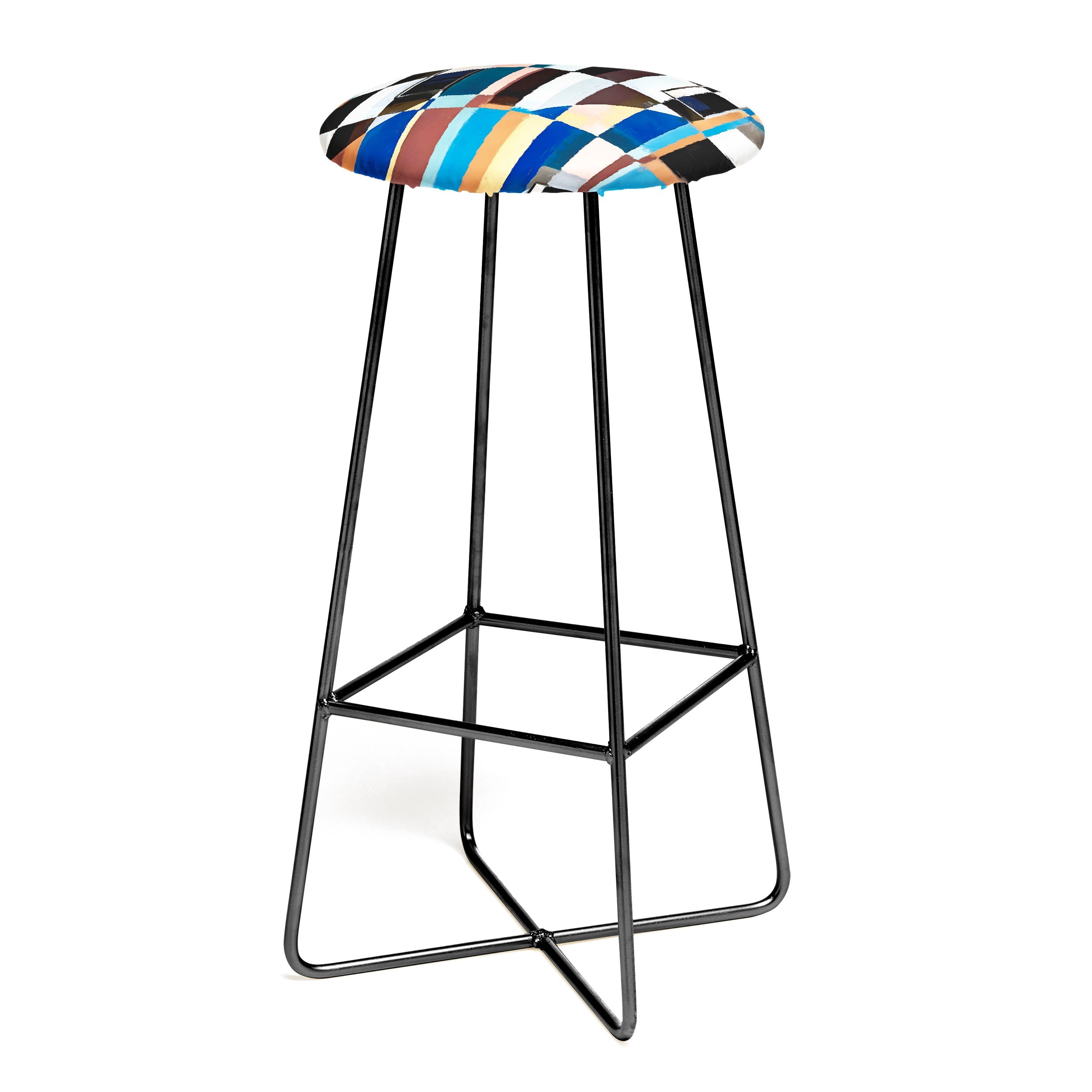 83 Oranges Scandinavian Earth Bar Stool