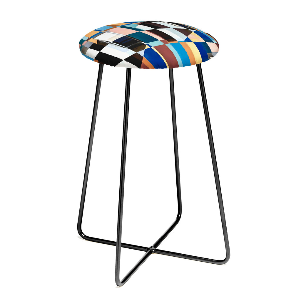 83 Oranges Scandinavian Earth Counter Stool