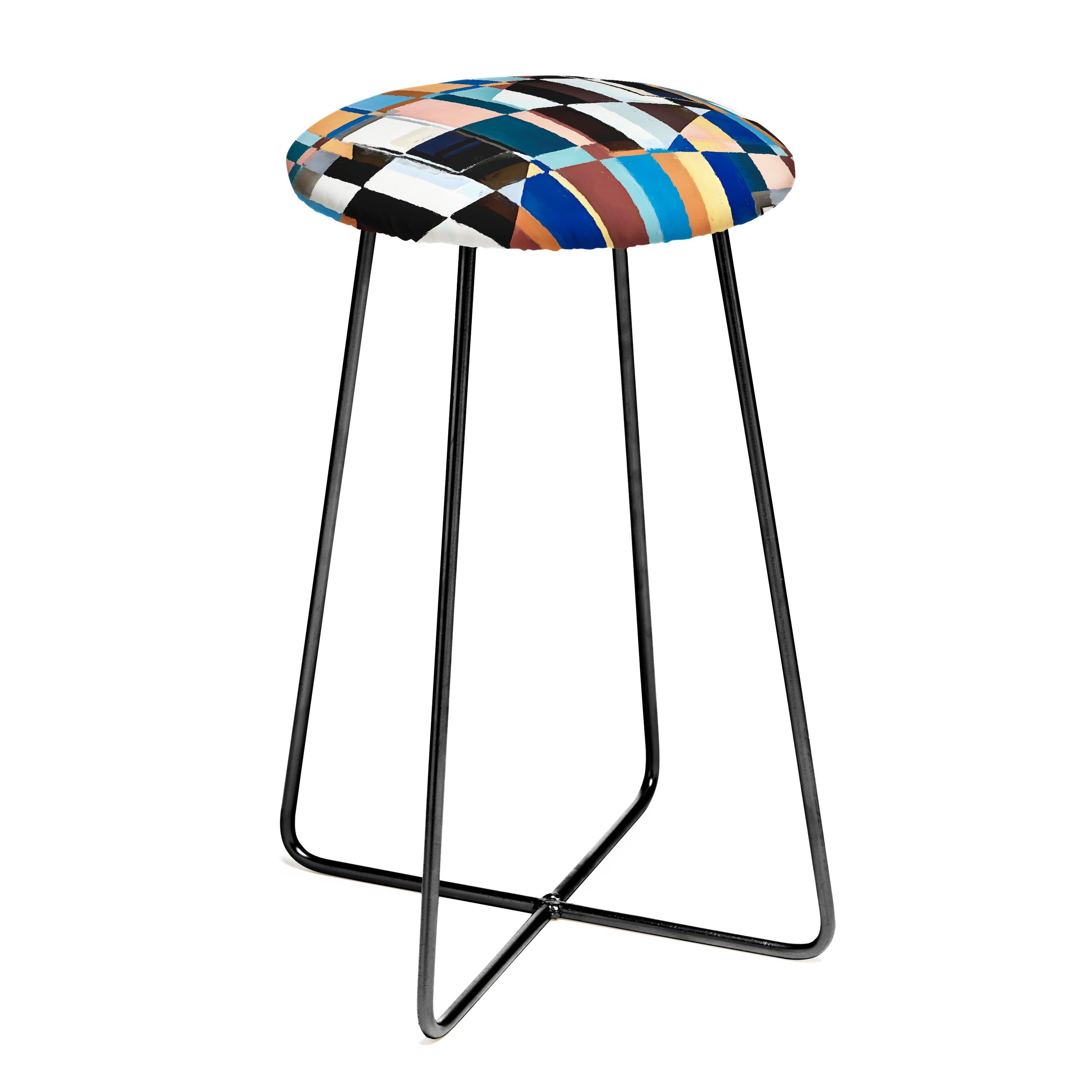 83 Oranges Scandinavian Earth Counter Stool