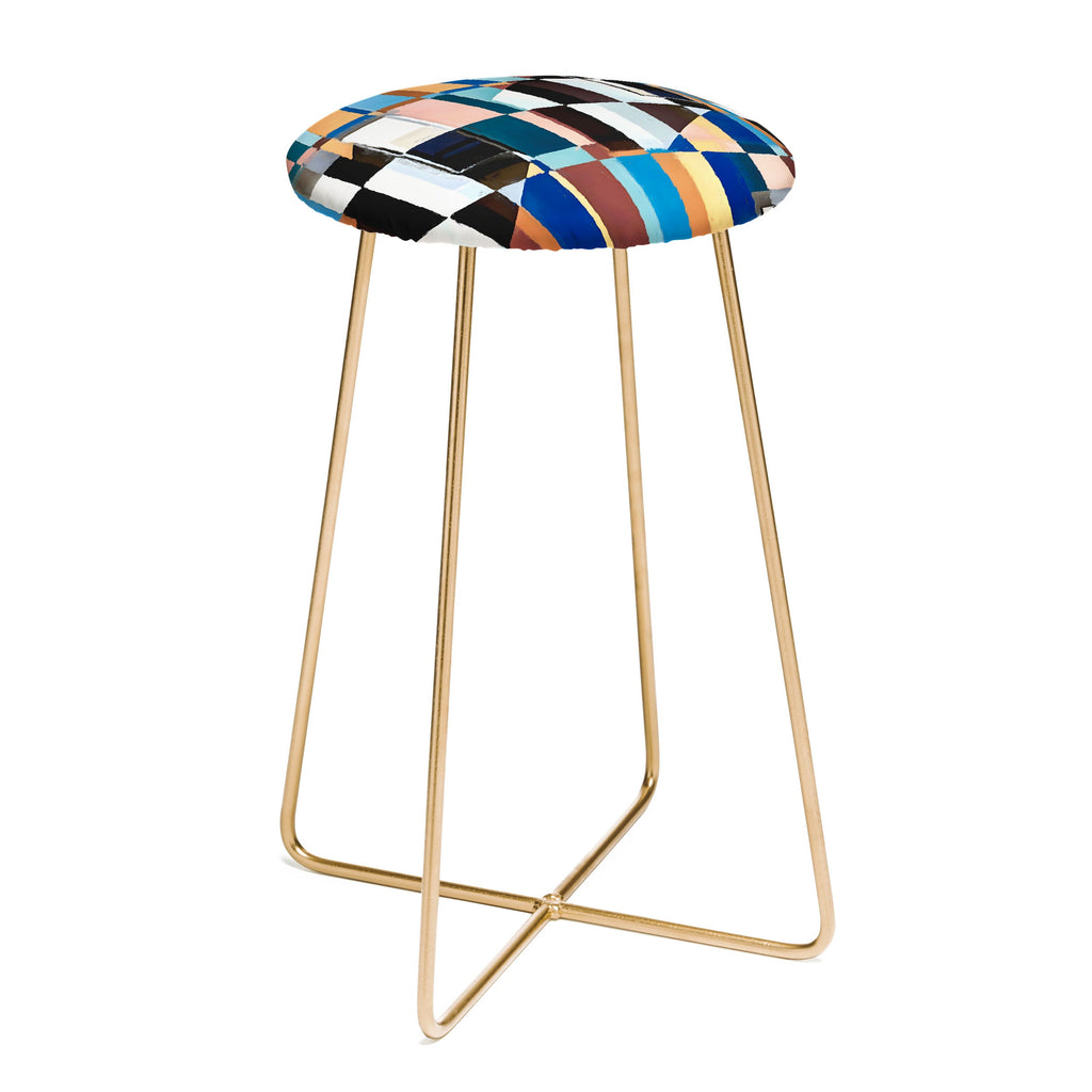 83 Oranges Scandinavian Earth Counter Stool