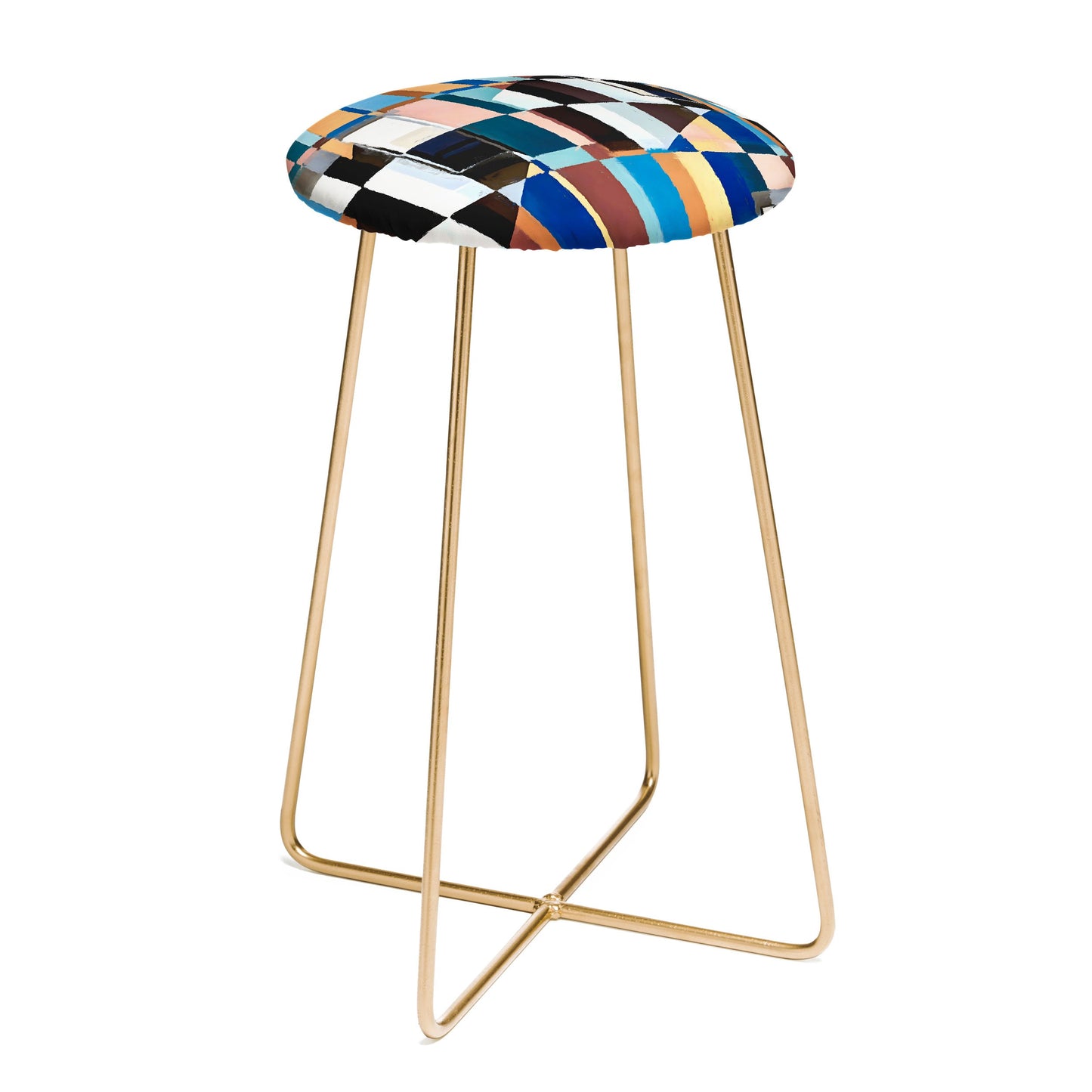 83 Oranges Scandinavian Earth Counter Stool