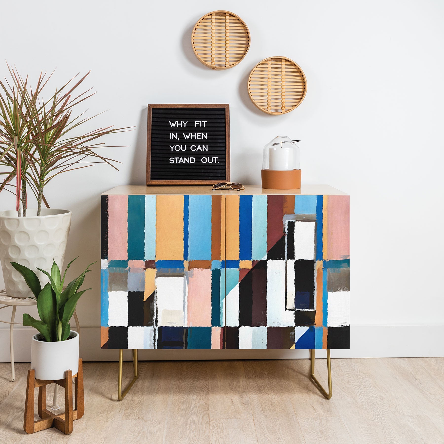 83 Oranges Scandinavian Earth Credenza