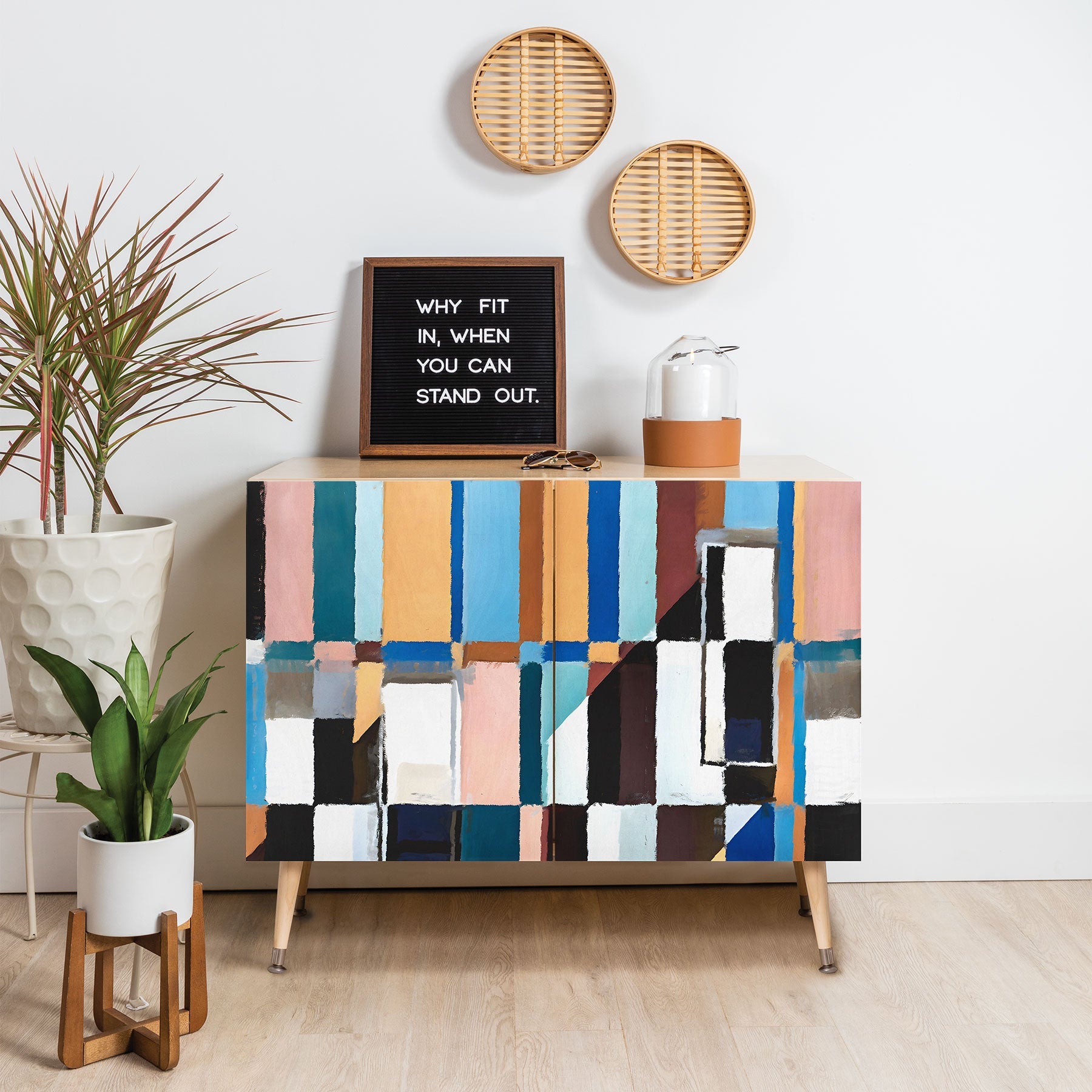 83 Oranges Scandinavian Earth Credenza