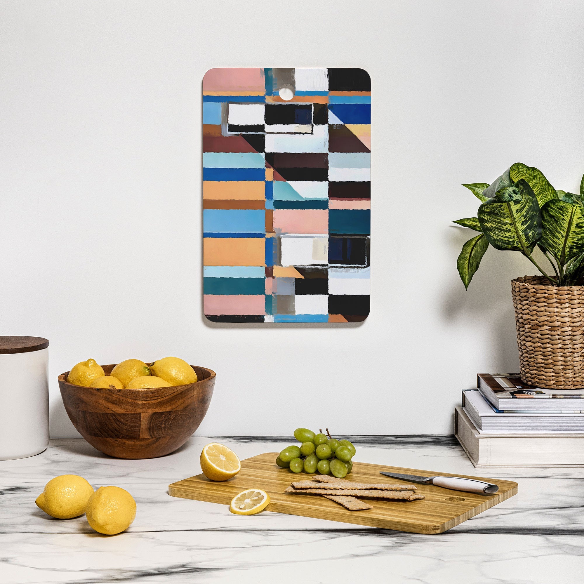 83 Oranges Scandinavian Earth Cutting Board Rectangle