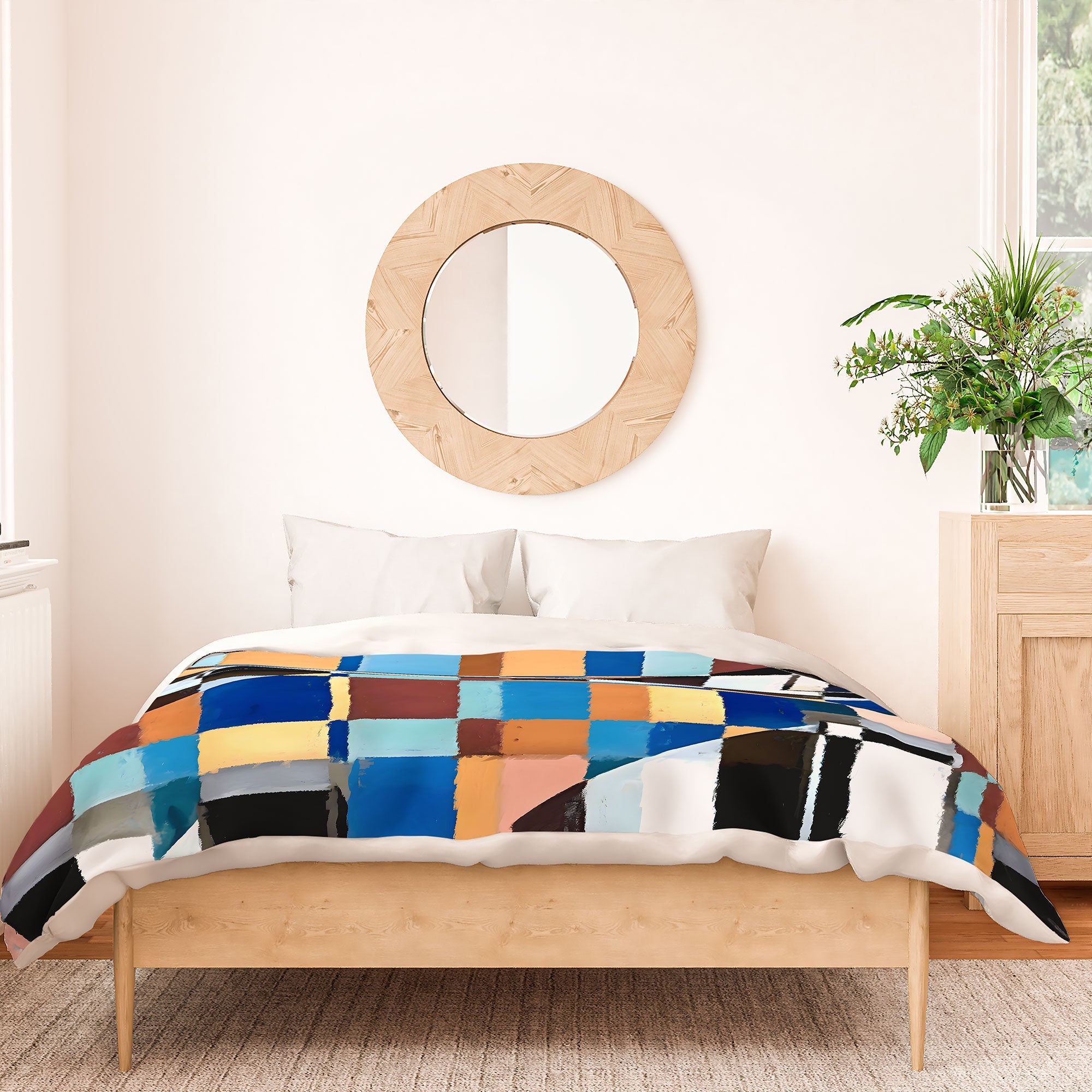 83 Oranges Scandinavian Earth Duvet Cover