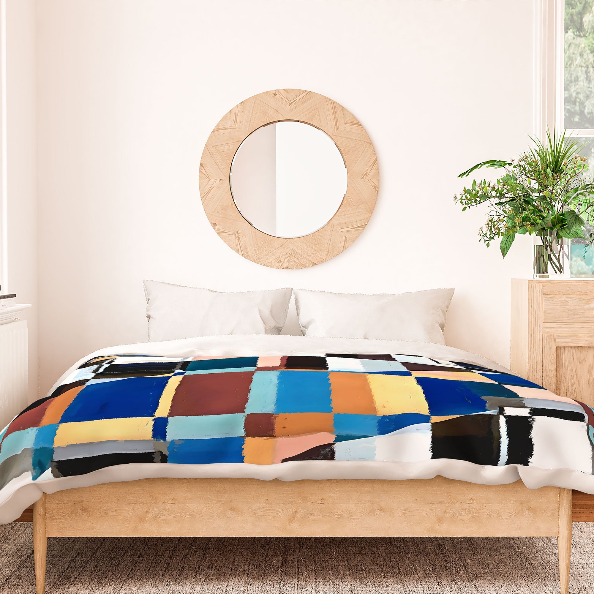 83 Oranges Scandinavian Earth Duvet Cover