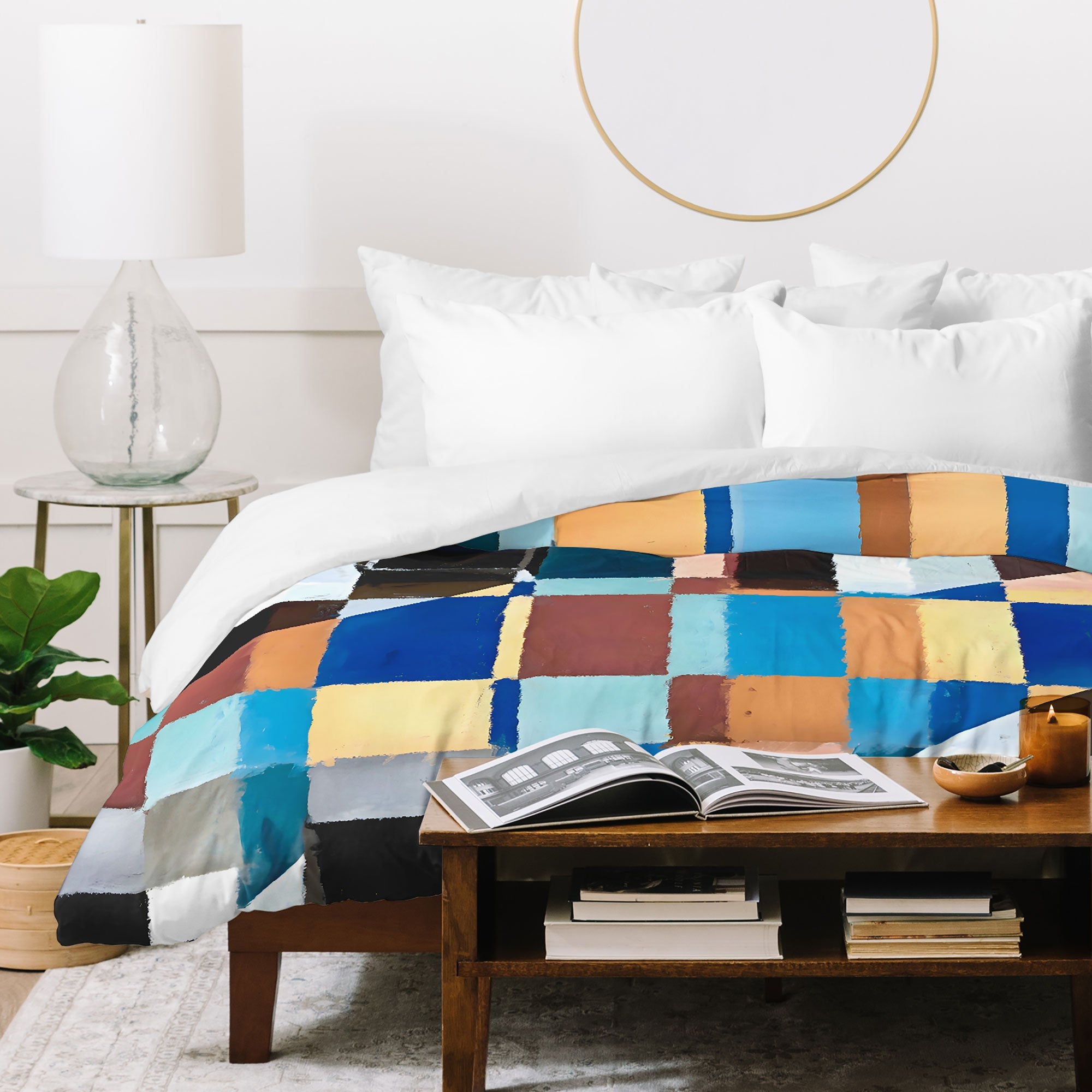 83 Oranges Scandinavian Earth Duvet Cover