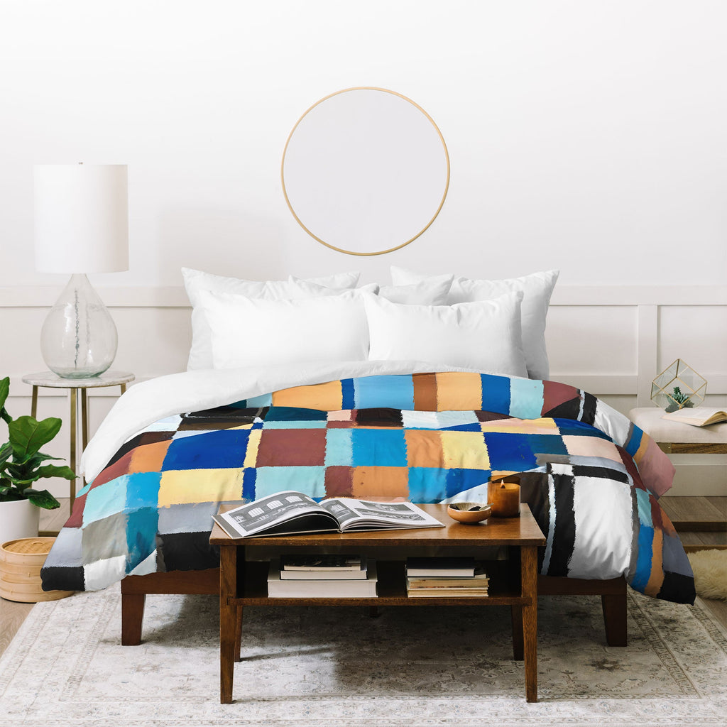 83 Oranges Scandinavian Earth Duvet Cover