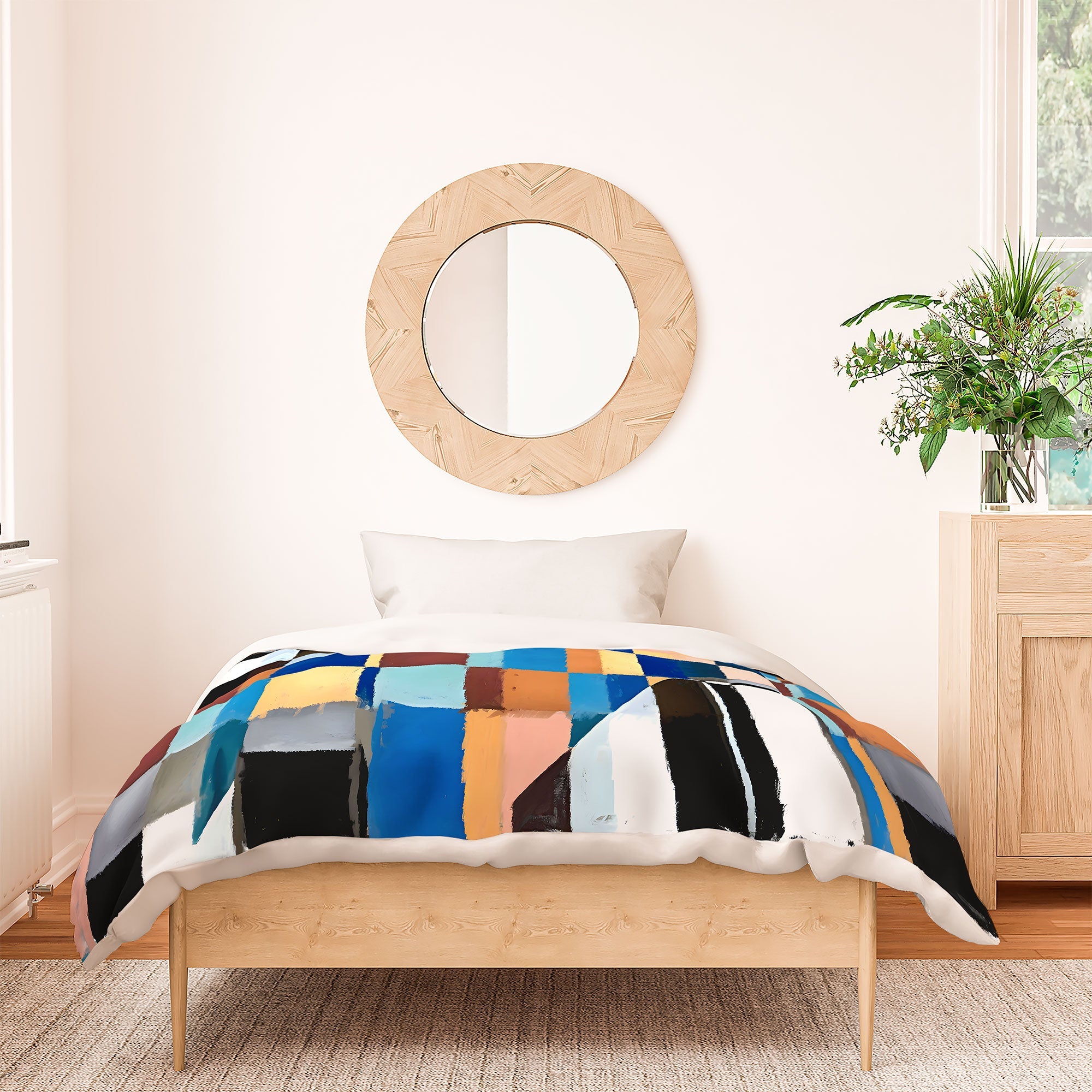 83 Oranges Scandinavian Earth Duvet Cover
