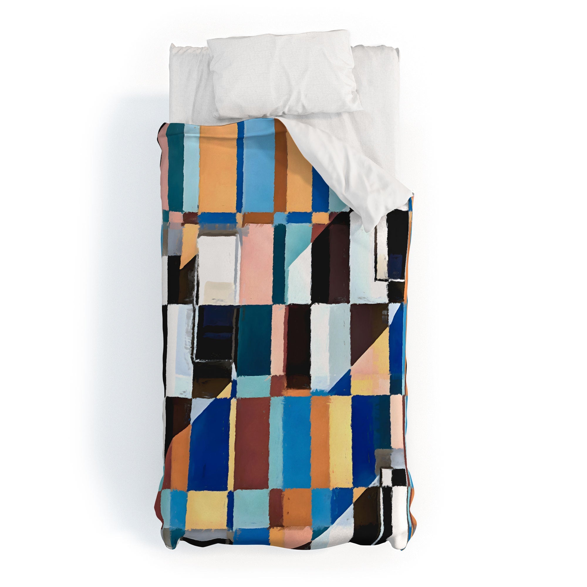 83 Oranges Scandinavian Earth Duvet Cover