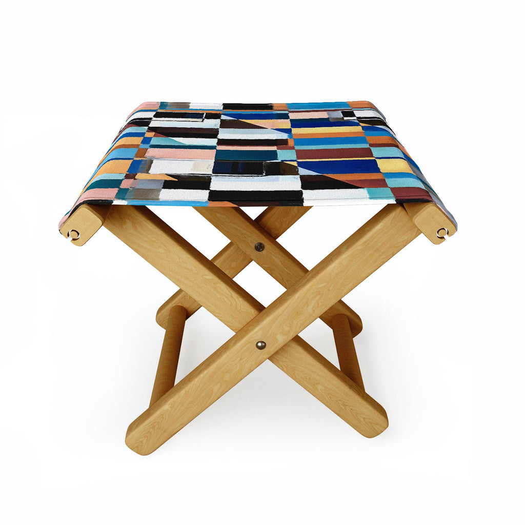 83 Oranges Scandinavian Earth Folding Stool