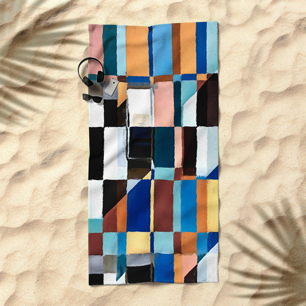 83 Oranges Scandinavian Earth Beach Towel