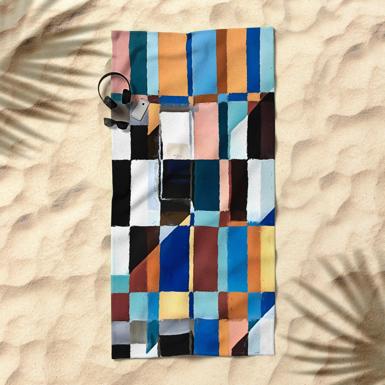 83 Oranges Scandinavian Earth Beach Towel