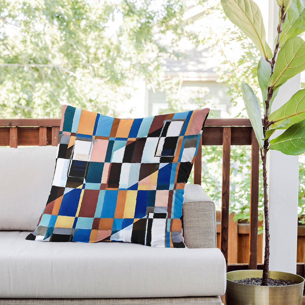 83 Oranges Scandinavian Earth Outdoor Throw Pillow