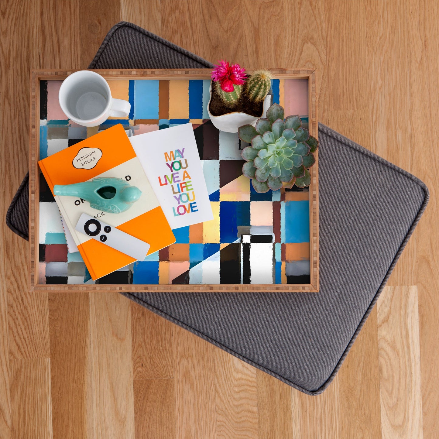 83 Oranges Scandinavian Earth Rectangular Tray