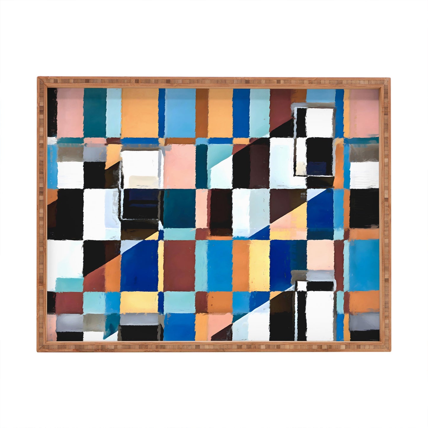 83 Oranges Scandinavian Earth Rectangular Tray