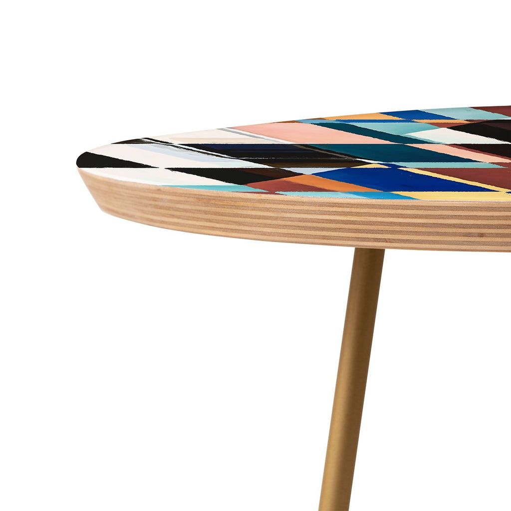 83 Oranges Scandinavian Earth Round Side Table