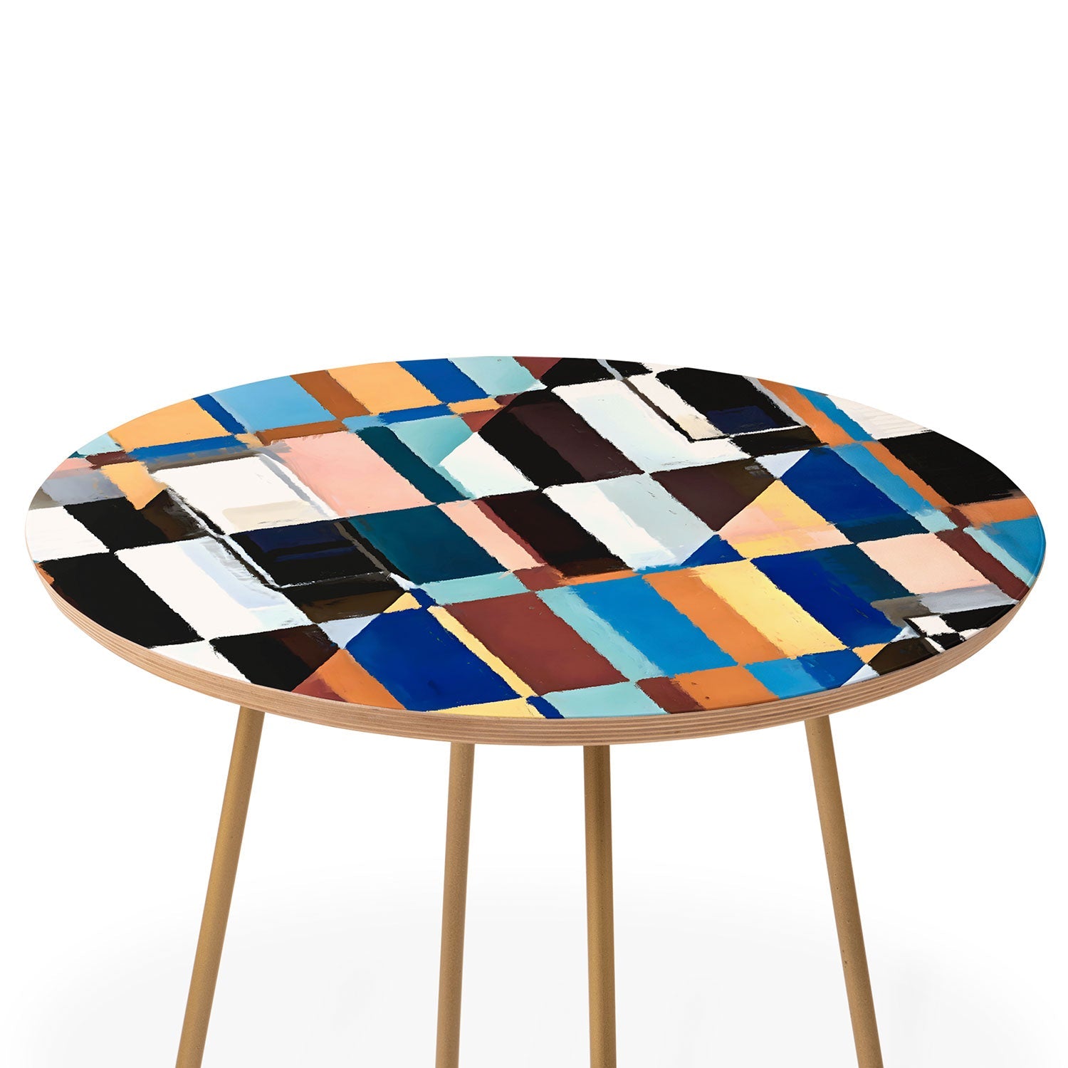83 Oranges Scandinavian Earth Round Side Table