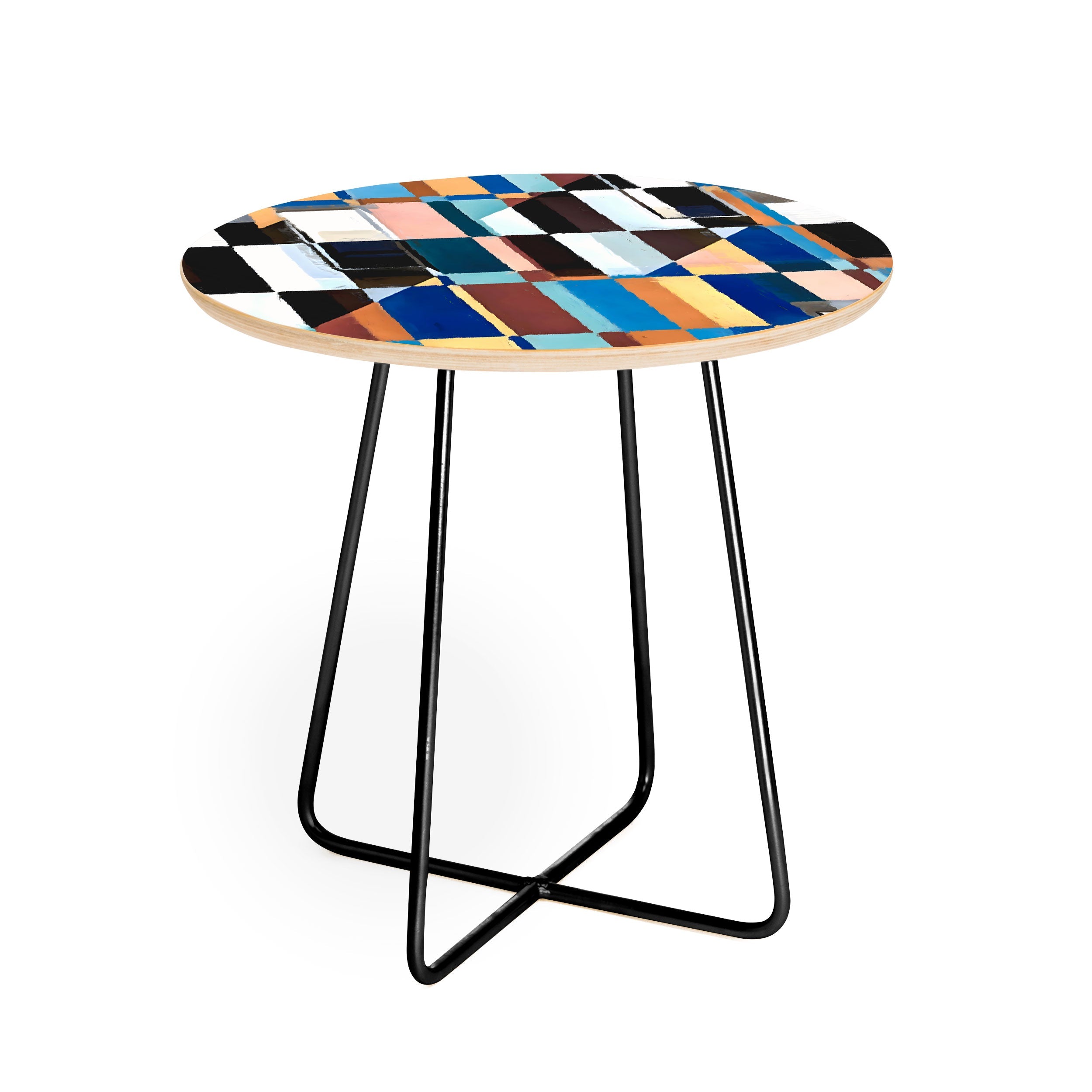 83 Oranges Scandinavian Earth Round Side Table