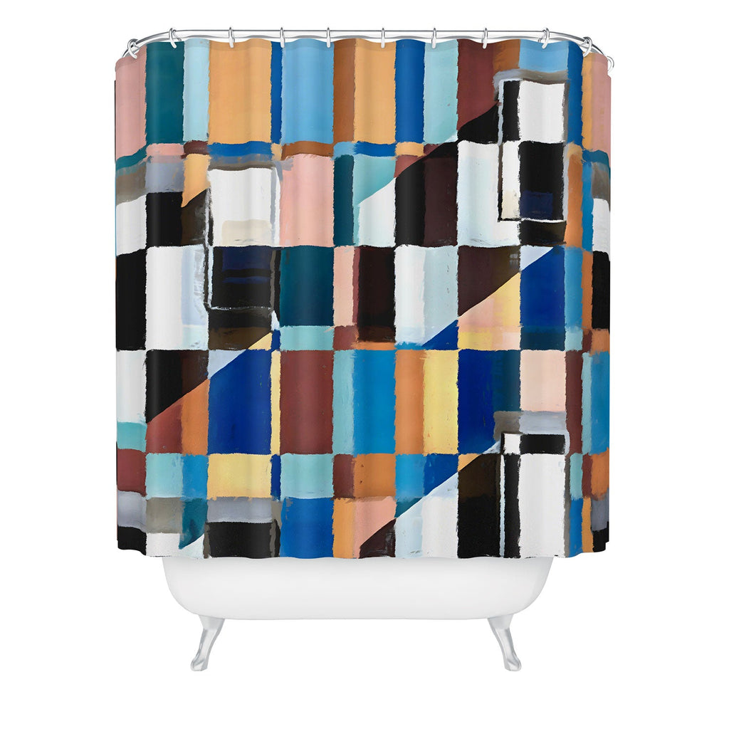 83 Oranges Scandinavian Earth Shower Curtain