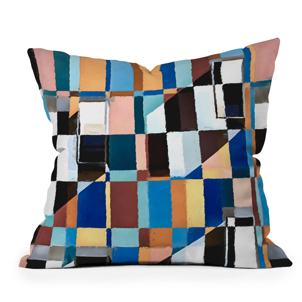 83 Oranges Scandinavian Earth Outdoor Throw Pillow