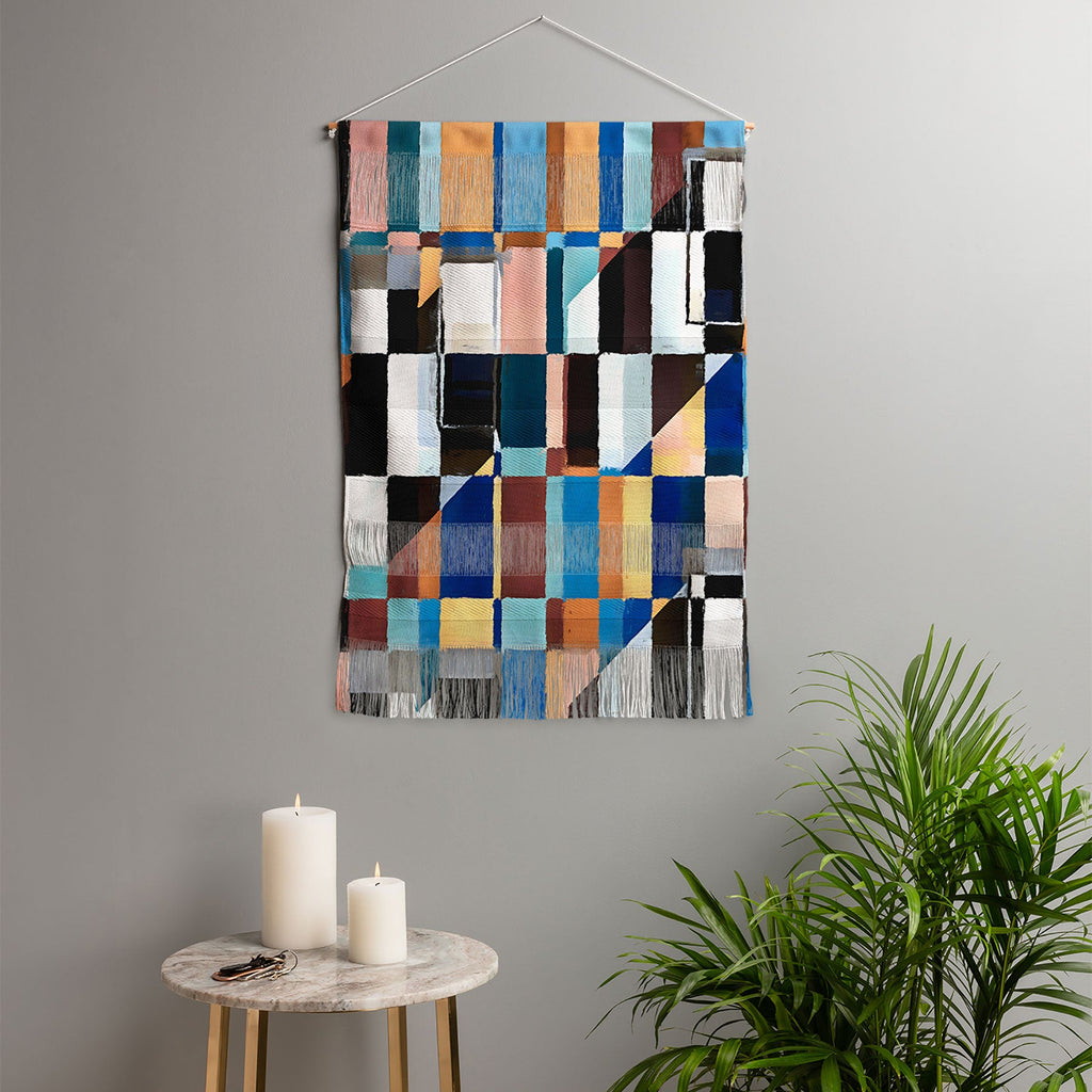 83 Oranges Scandinavian Earth Wall Hanging Portrait