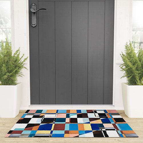 83 Oranges Scandinavian Earth Welcome Mat