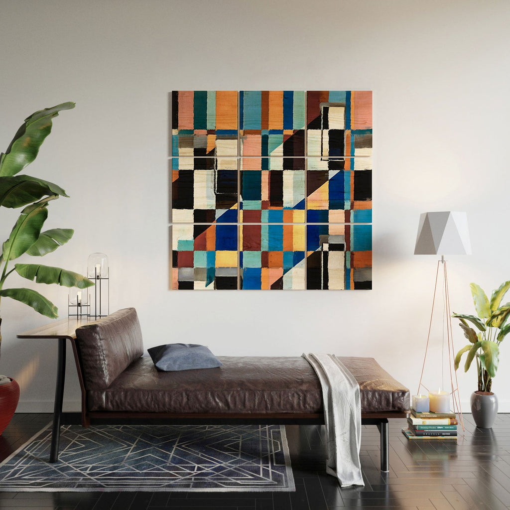 83 Oranges Scandinavian Earth Wood Wall Mural