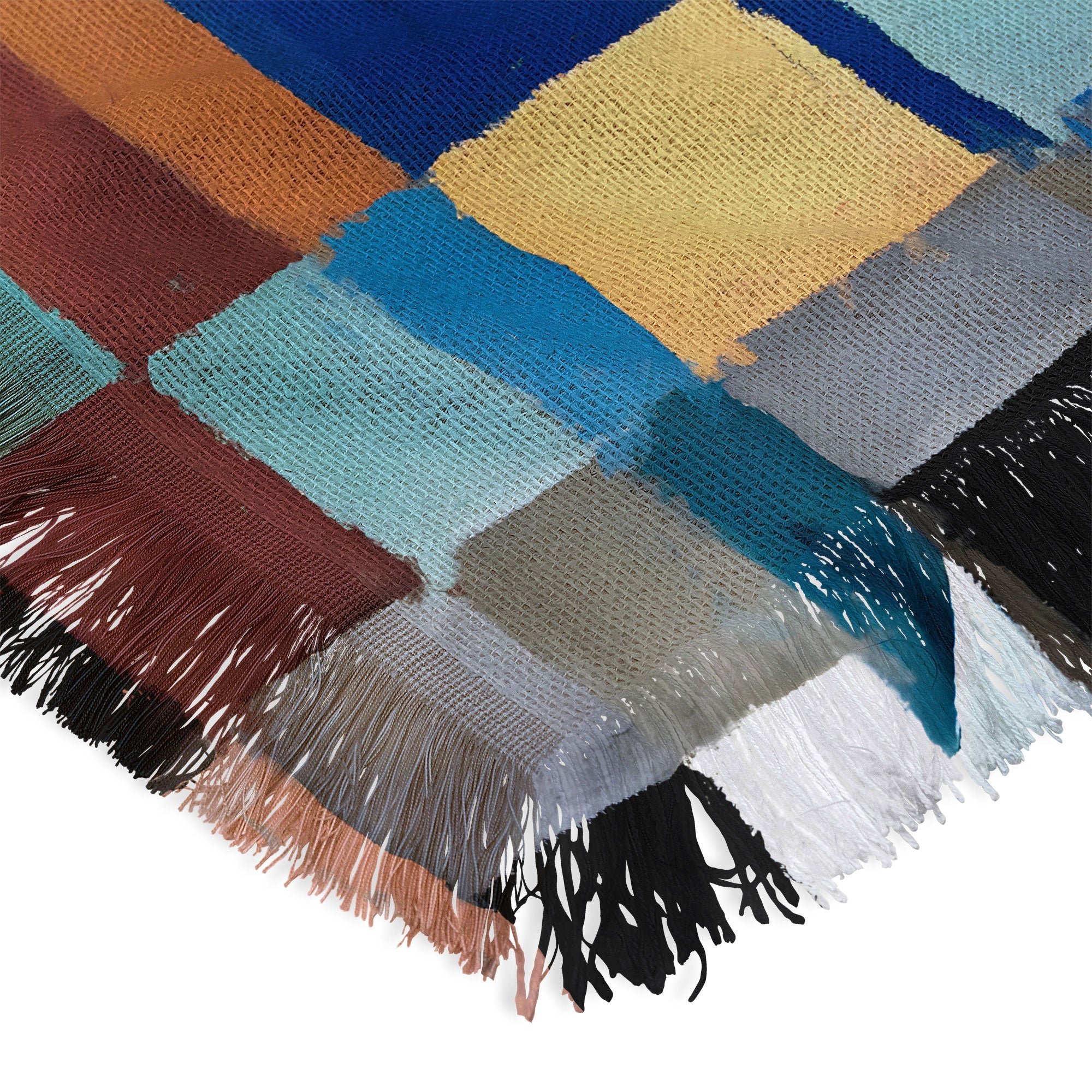 83 Oranges Scandinavian Earth Throw Blanket