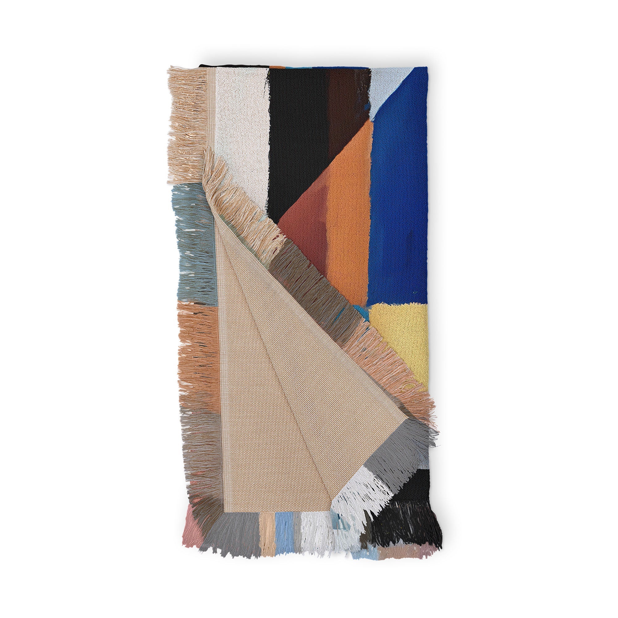 83 Oranges Scandinavian Earth Throw Blanket