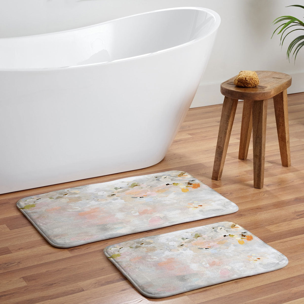 83 Oranges Sky After The Rain Memory Foam Bath Mat