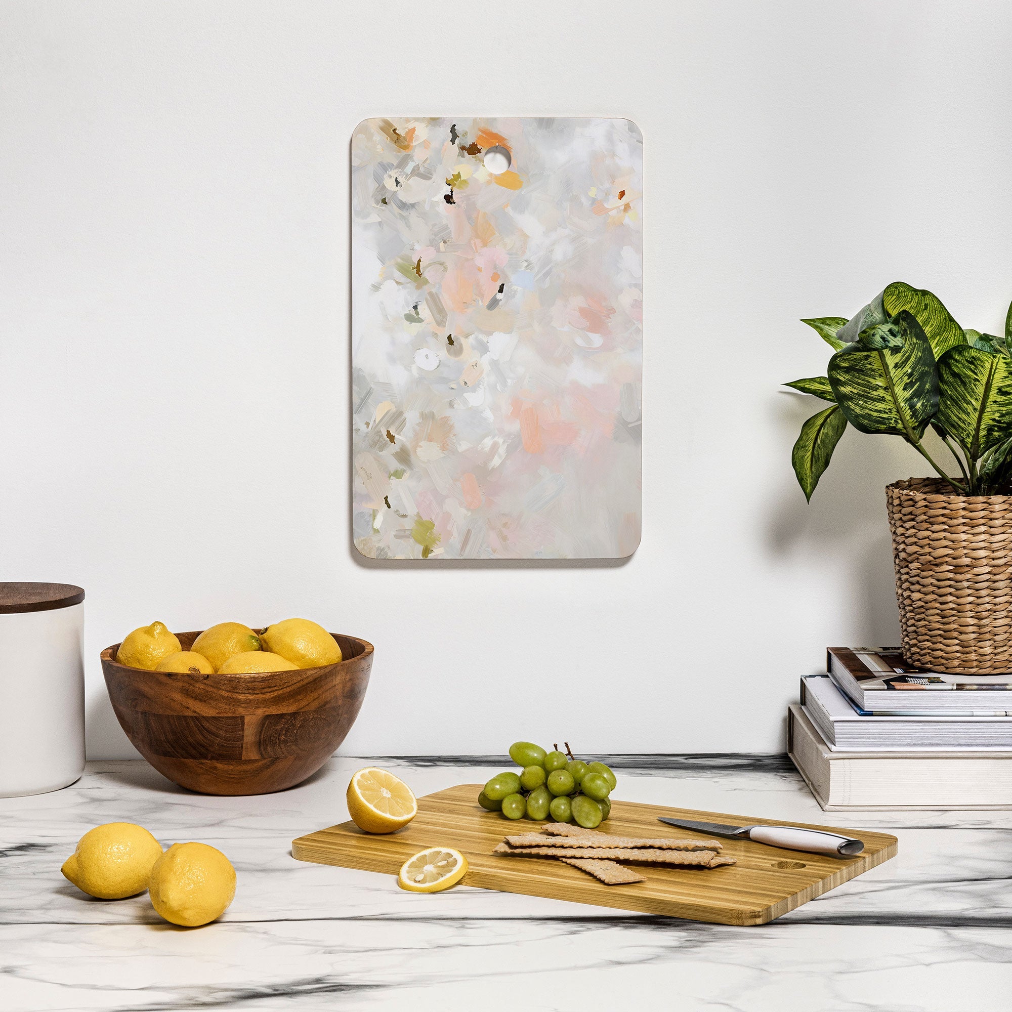 83 Oranges Sky After The Rain Cutting Board Rectangle