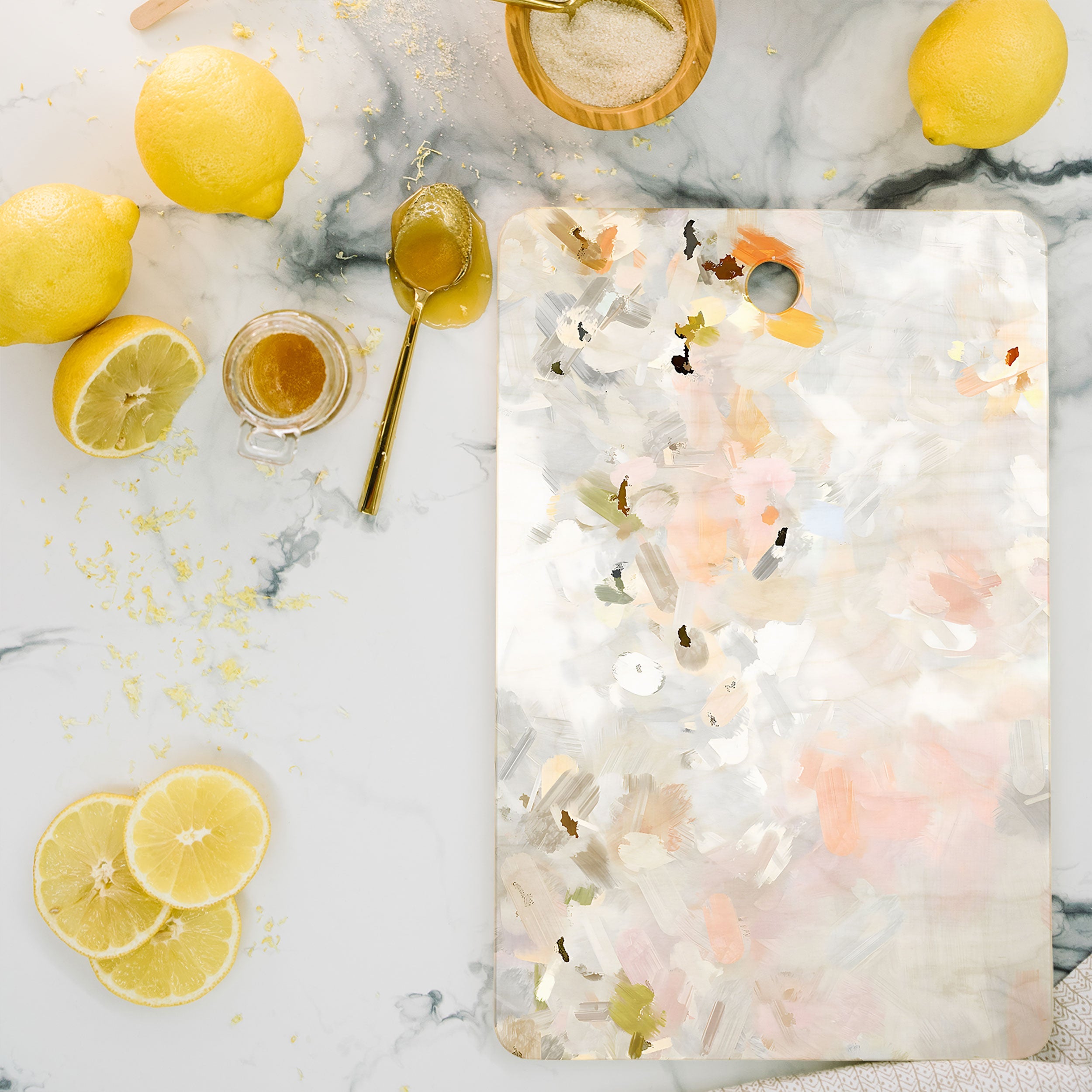 83 Oranges Sky After The Rain Cutting Board Rectangle