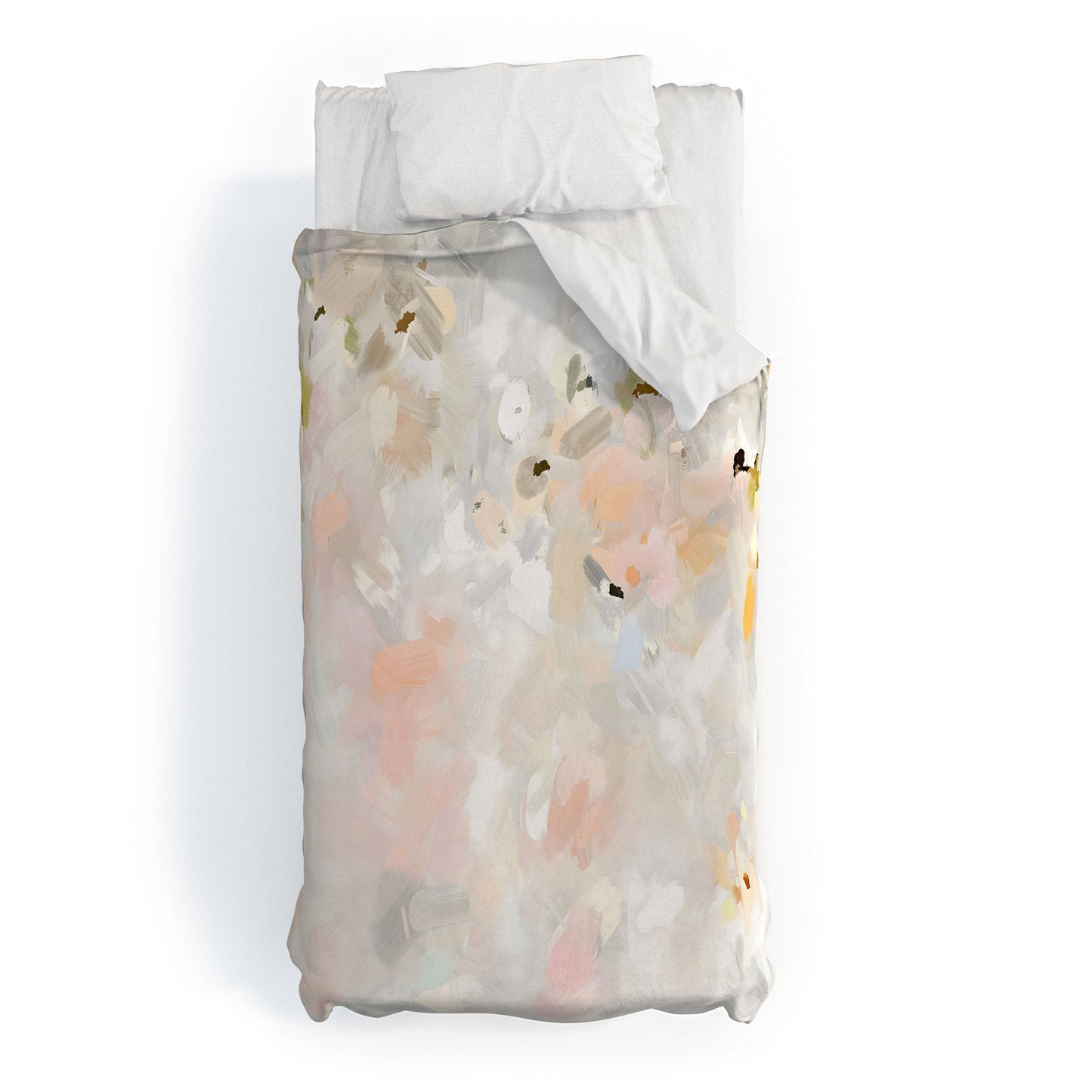 83 Oranges Sky After The Rain Duvet Cover