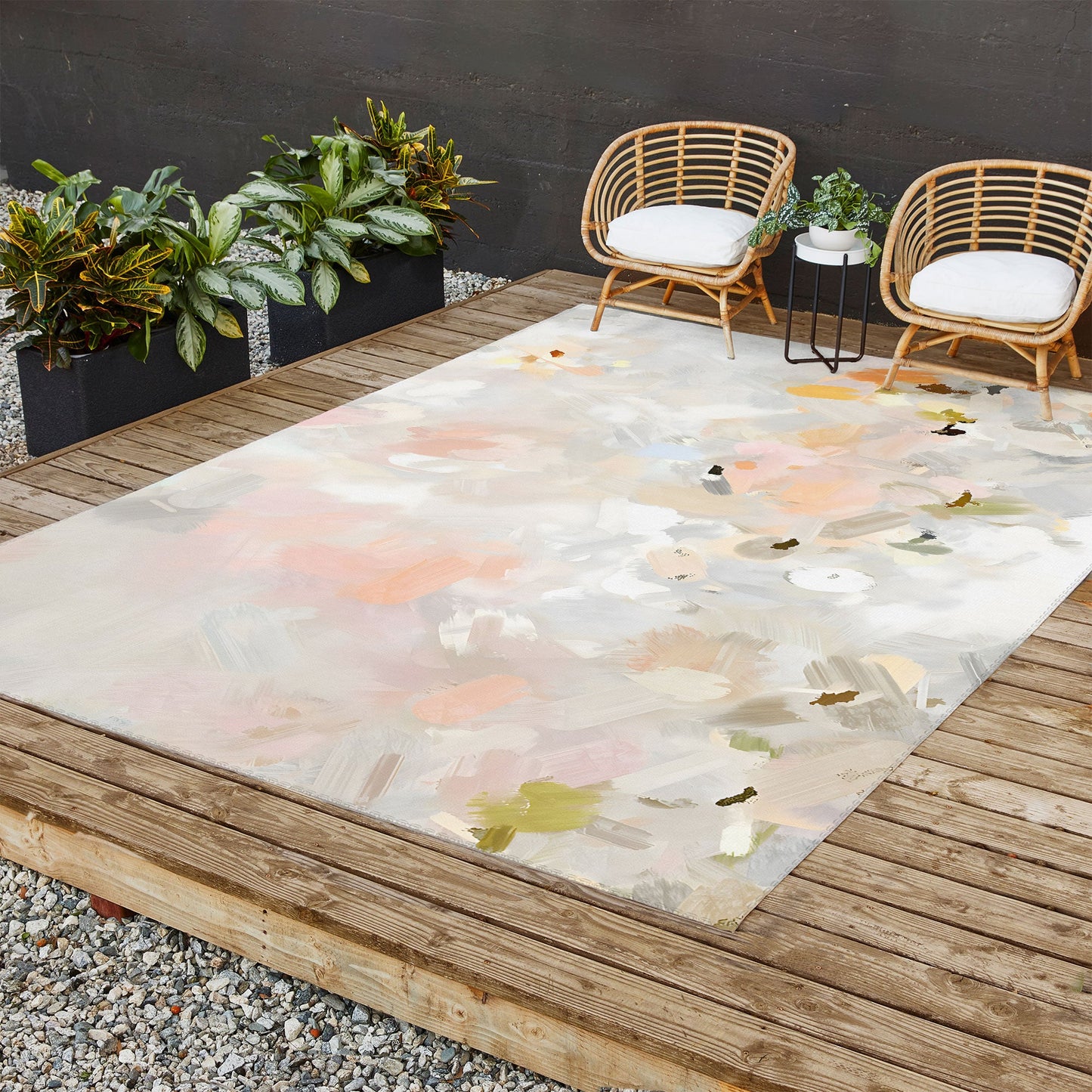 83 Oranges Sky After The Rain Outdoor Rug