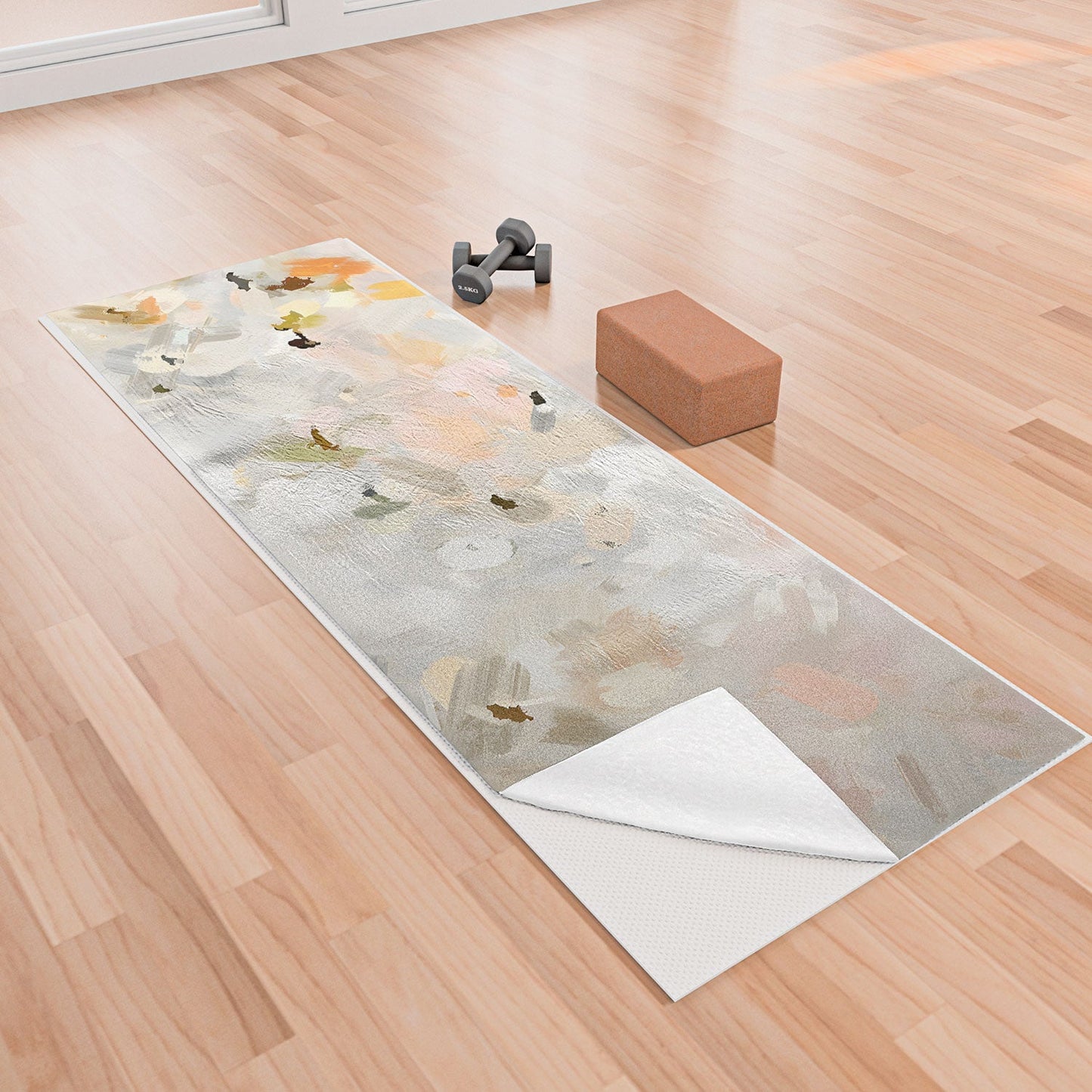 83 Oranges Sky After The Rain Yoga Towel